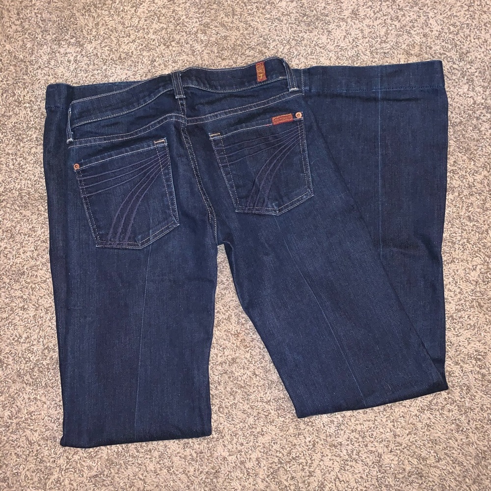 7 for all mankind dojo flare jeans